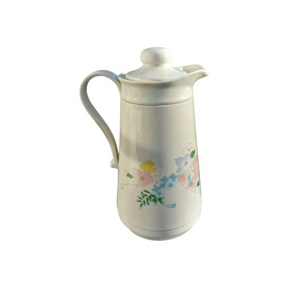 Retro Vintage 80's interpur Insulated carafe - floral - Picture 3 of 10